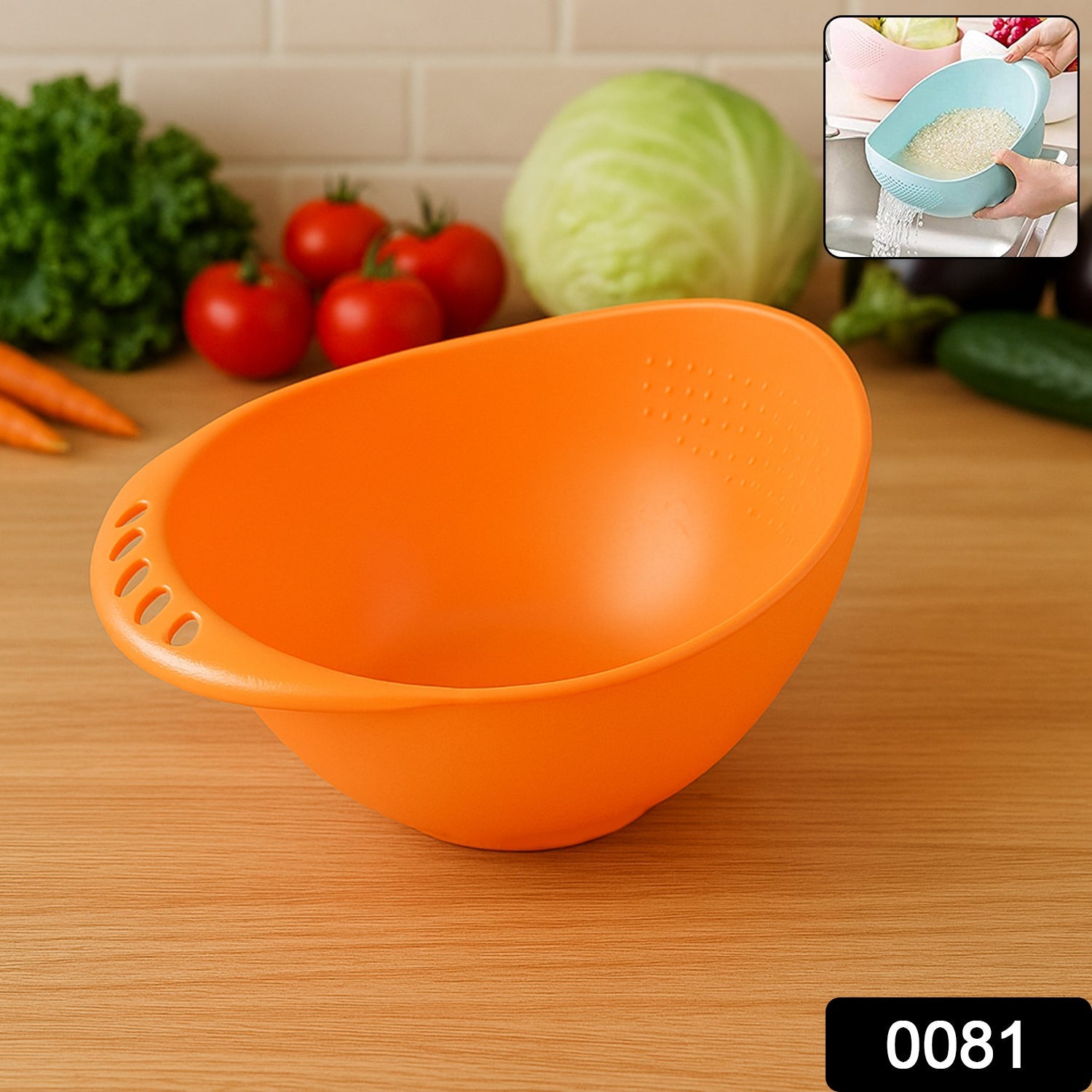 Virgin Rice Bowl Durable Plastic Strainer, Water Strainer | Vegetable & Fruits Washing Bowl Virgin Rice Bowl Durable Plastic Strainer, Water Strainer | Vegetable & Fruits Washing Bowl